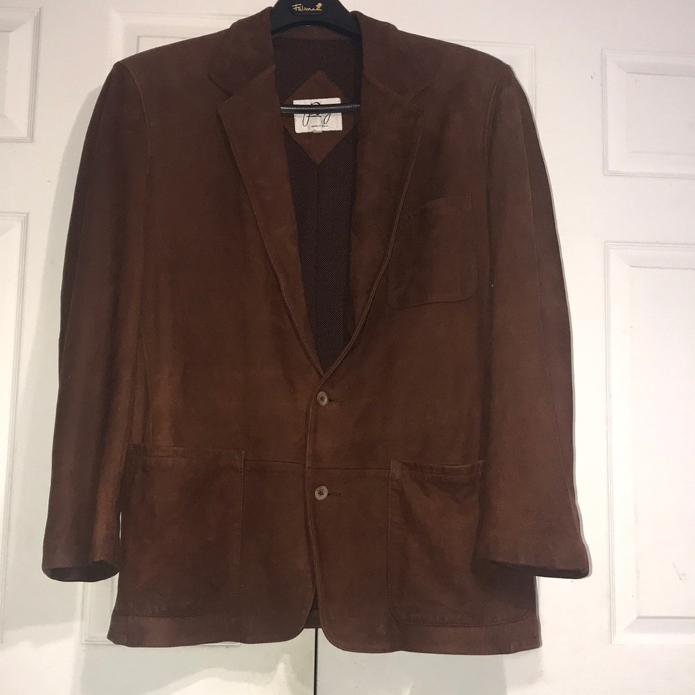 NWT Men’s Remy Leather Jacket/Blazer